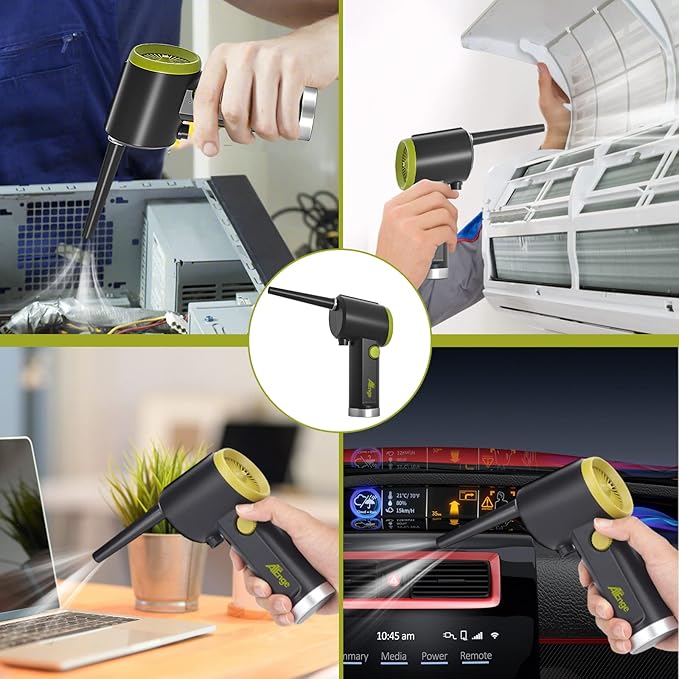 Compressed Air Duster, Electric Air Duster, Handheld Cordless Air Duster - Image 7