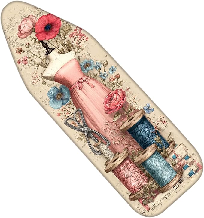 Nuxovilar Ironing Board Cover Needle Cotton 15x54 Inches | Ironing Board Cover by Nuxovilar