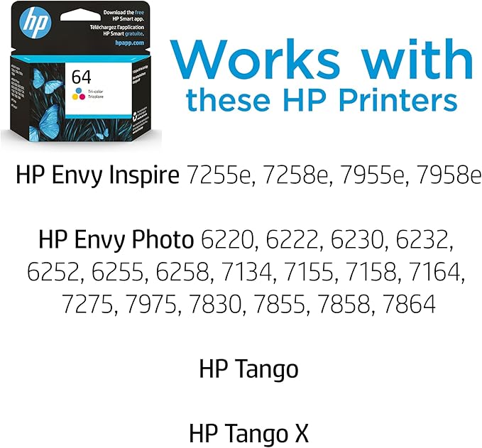 HP 64 Tri-Color Ink Cartridge Printers | Works - Image 2