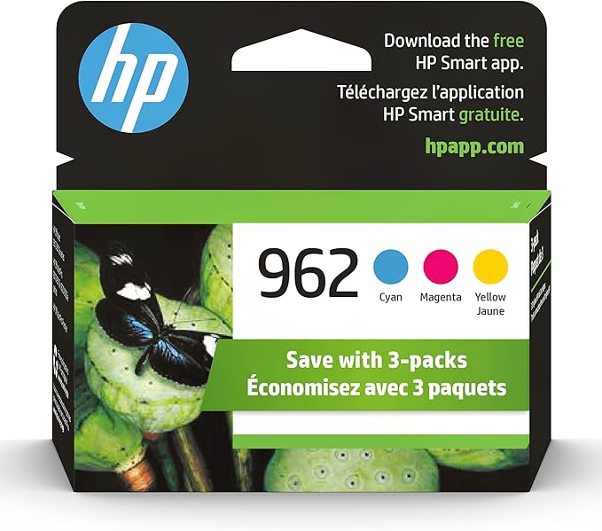 HP 962 Cyan, 9020 | Eligible for Instant Ink | 3YP00AN by HP