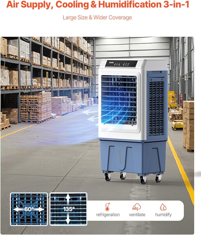 VEVOR Evaporative Air Cooler, 3100 CFM - Image 2
