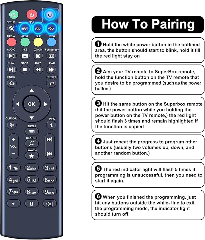 Replacement Remote Control for STREAMASTER, STREAMSTATION Box Models, for - Image 6