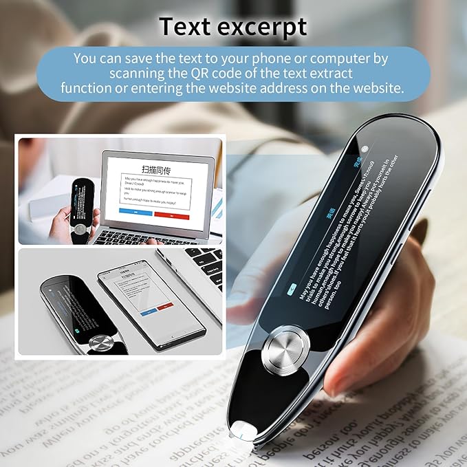 Translator Pen, Scanner Reader Pen 112 Languages OCR Digital Scanning - Image 6