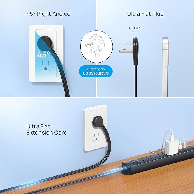 TROND 15ft Long Extension Cord - Image 2