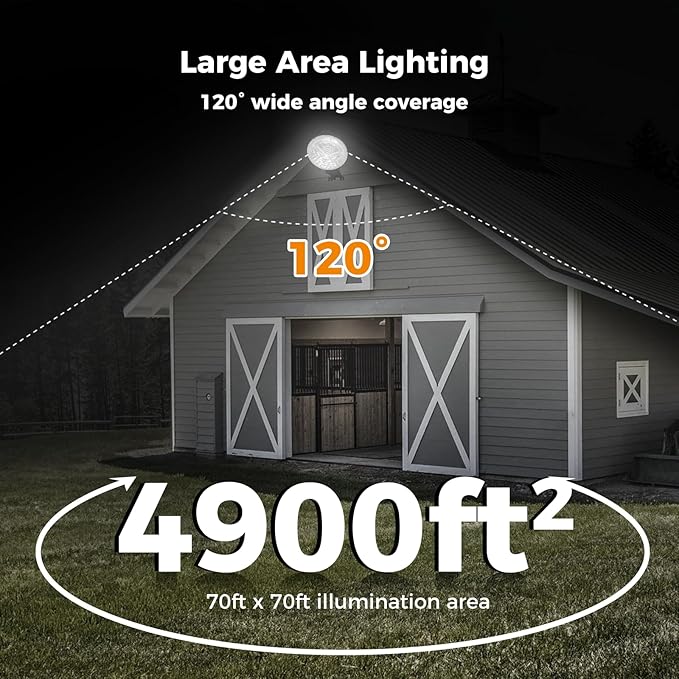 AIKVSXER 200W LED Barn Light 30000LM Dusk to Dawn LED Outdoor Area Security - Image 6