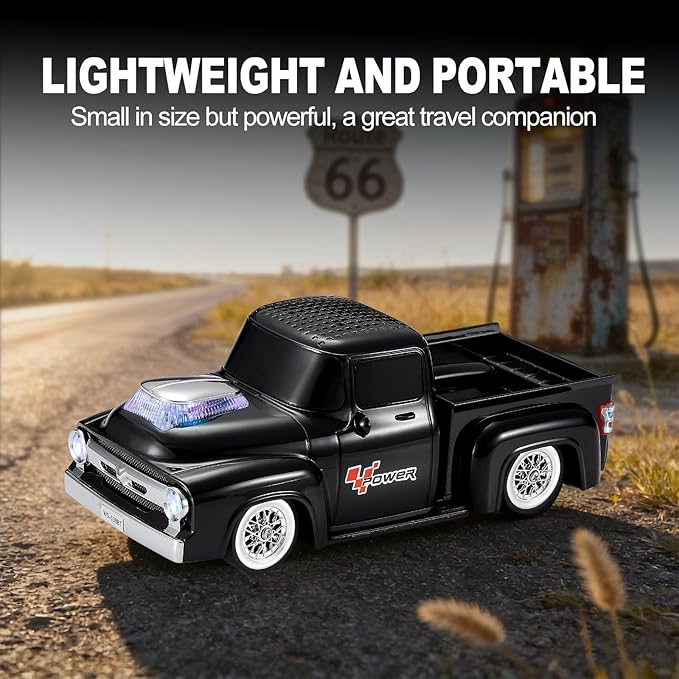 Vintage Pickup Truck Bluetooth Speaker, Retro Truck Model - Image 7