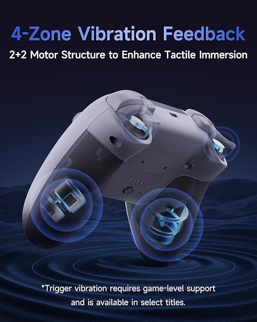 EasySMX X05Pro Wireless PC Controller – Soft-Click Low-Noise Buttons, - Image 4