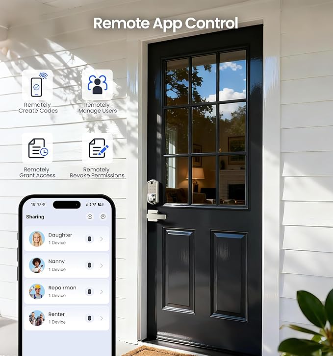 Veise VE017-B Fingerprint Smart Lock - Image 3