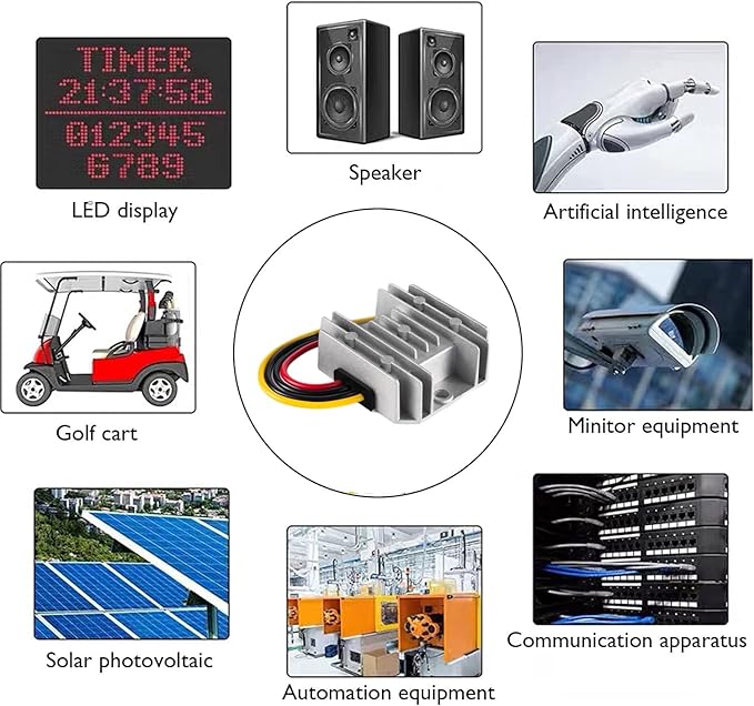 120W 5A DC-DC Boost Converter, 12V to 24V Step-Up Voltage Regulator - Image 7