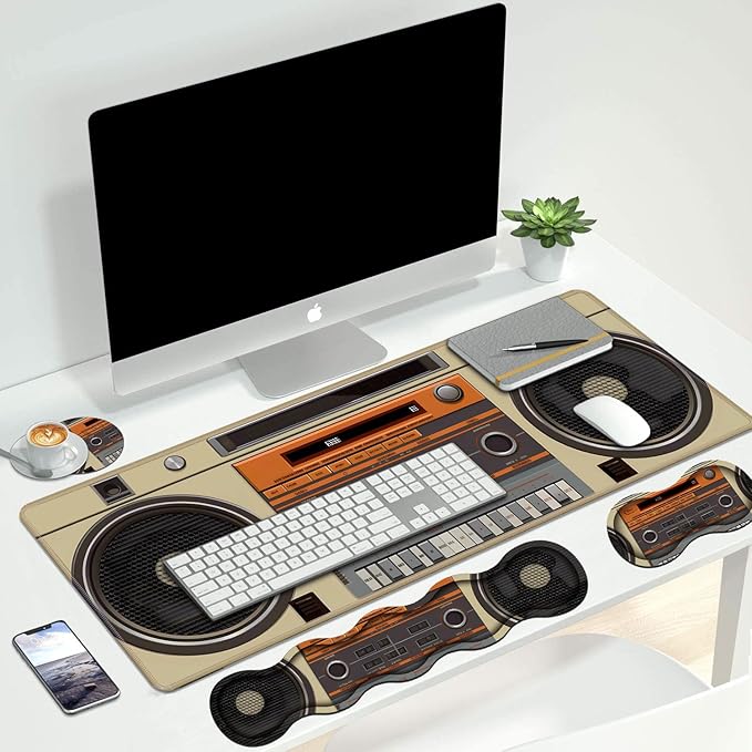 4 in 1 Ergonomic Keyboard Wrist Rest & Mouse Pad Wrist Rest Set, Large XXL - Image 7