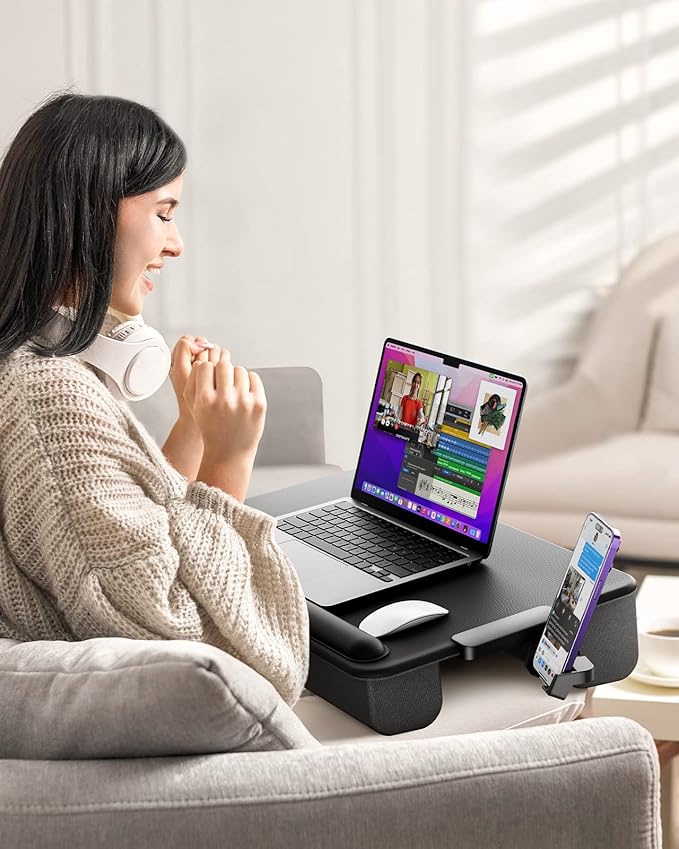 SAIJI Laptop Lap Desk, Portable Laptop Desk - Image 6