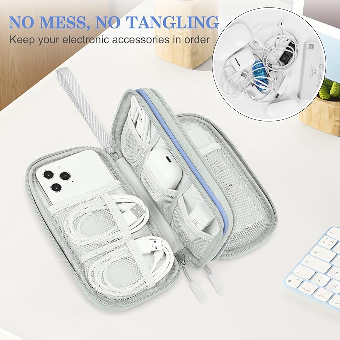 FYY Travel Cable Organizer Pouch Electronic Accessories Carry Case Portable - Image 5