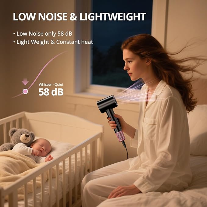 High Speed Hair Dryer, Travel Hair Dryer - Image 8