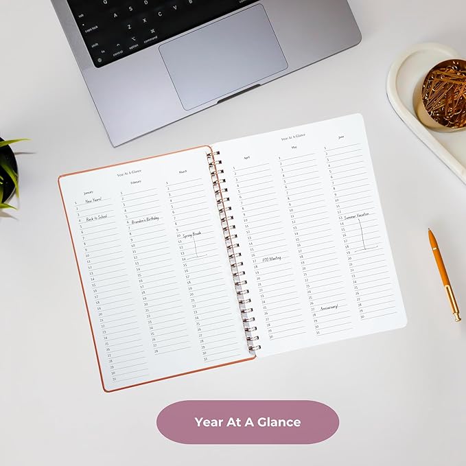 | Ultimate Yearly, Monthly Planner | 8.25" x 11.75" | To Do List Notebook - Image 3