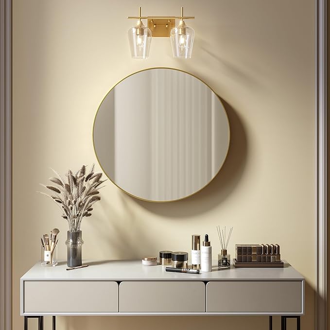 VONLUCE Bathroom Vanity Light, 2-Light Bathroom Light Fixture Over Mirror - Image 9