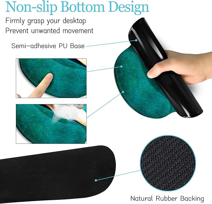 LIMKRIAN Desk Mat Pad, Large Gaming Mouse Pad - Image 6
