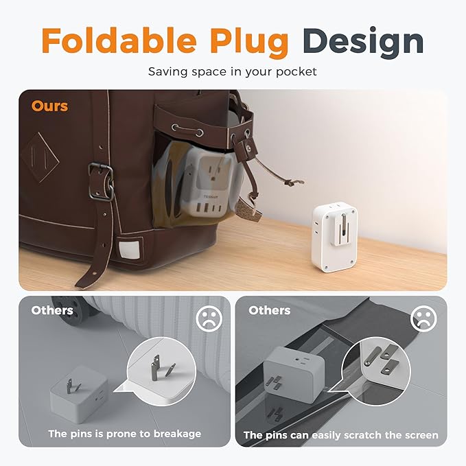 USB C Charger Block 20W, TESSAN PD Fast Charging Adapter - Image 3