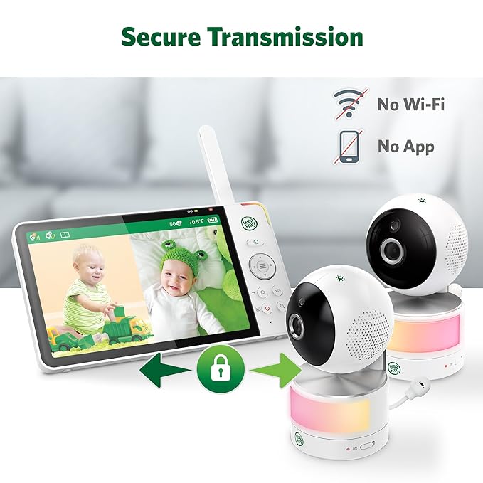 LeapFrog 2-Camera Color Night Vision Video Baby Monitor - Image 8