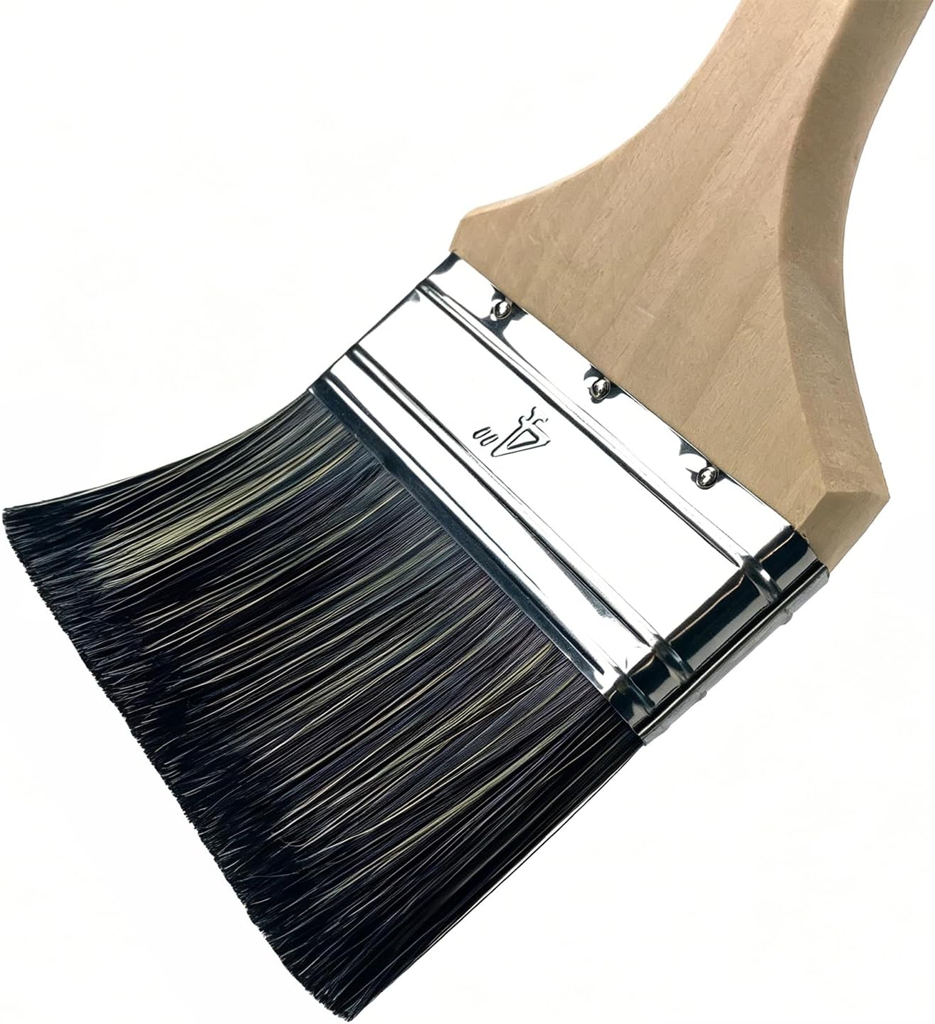 Great Andrew Radiator Paint Brush 4" with Long Handle | Bent Radiator Brush for Celling, Wall Treatment, Edging, Hard-to-Reach Painting &Cleaning