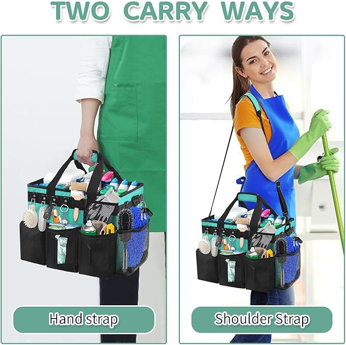 Boczif Cleaning Caddy Bag Wearable, Cleaning Caddy Supplies Organizer - Image 6