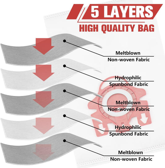 3D Airclean Dust Bags Replacement