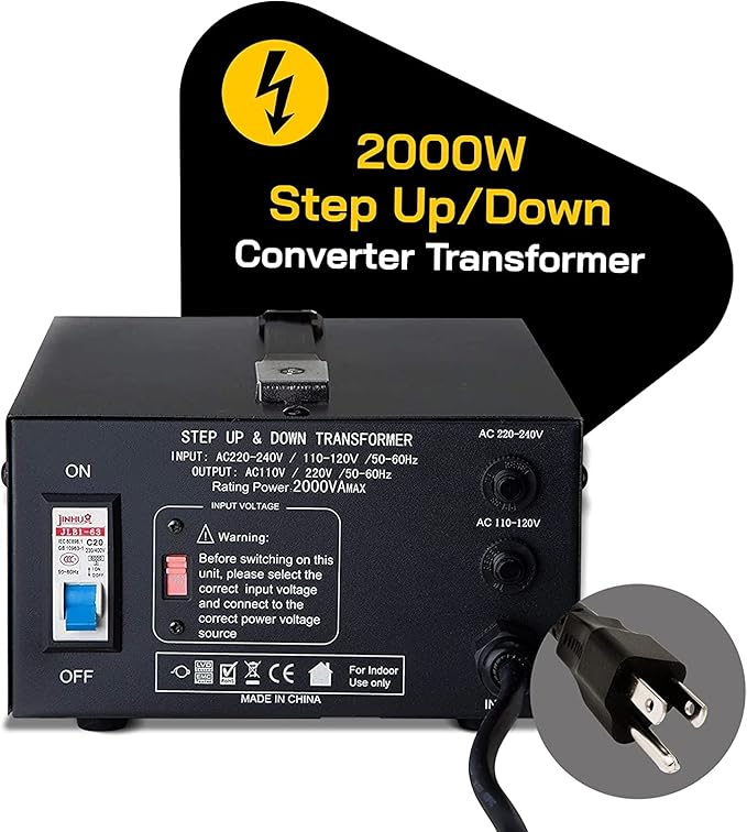 ELC T Series 2000+ Watt Voltage Converter Transformer - Image 2