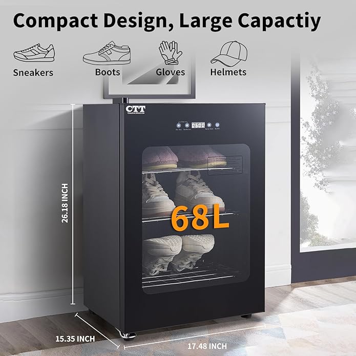 CTT 2.4 Cu.Ft Boot Dryer for Work Boots, Shoe Dryer for Sneakers, Helmet & - Image 7