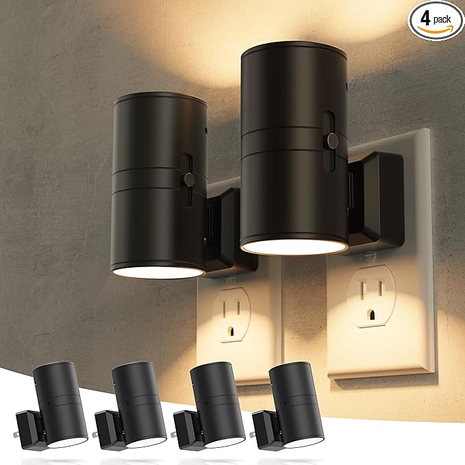 Briignite Night Lights Plug into Wall, Modern LED Night Light Plug in, Dusk to by WelcometoBriigniteenjoyyourshopping