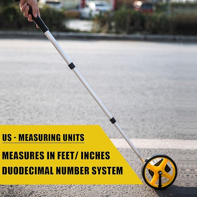 Zozen Measuring Wheel in Feet and Inches, 6-inch Measure Wheel - Image 5