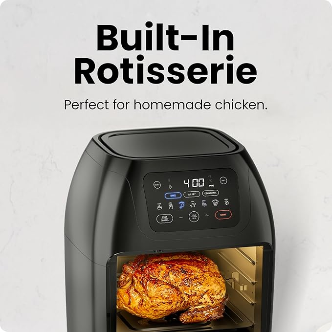 CHEFMAN Multifunctional Digital Air Fryer+ Rotisserie, Dehydrator, Convection - Image 6