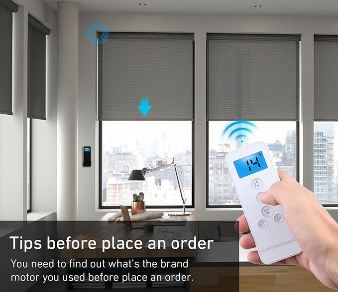 14 Channel Controller for Roller Shades Remote Control for Motorized Windows - Image 3