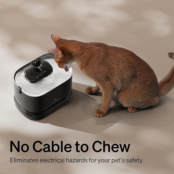 Bundle of PETLIBRO Cat Water Fountain, Cordless Pet Water Fountain Battery - Image 6