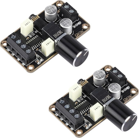 DROK 5W+5W Mini Amplifier Board 2pcs PAM8406 Audio Amplifier Board DC 5V by DROK