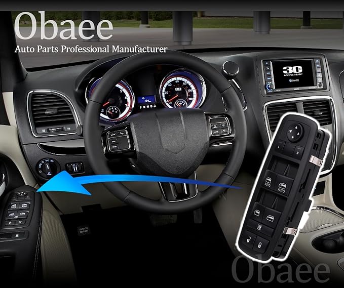 Obaee Window Switch Power Control Button Front Left Driver Side Compatible - Image 5