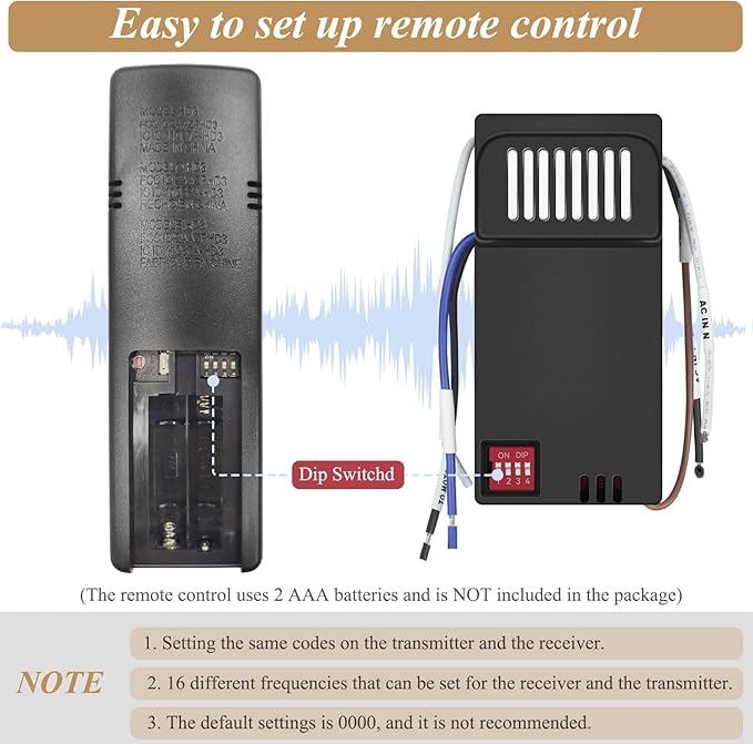 Hampton Bay Universal Ceiling Fan Thermostatic Remote Control Kit - Image 5