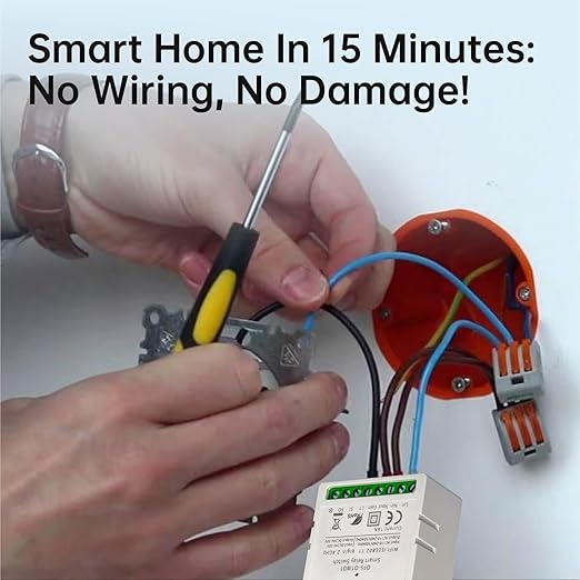 VEXA Smart WiFi Switch 16A, Neutral Wire Required, Energy Monitoring & Overload - Image 4