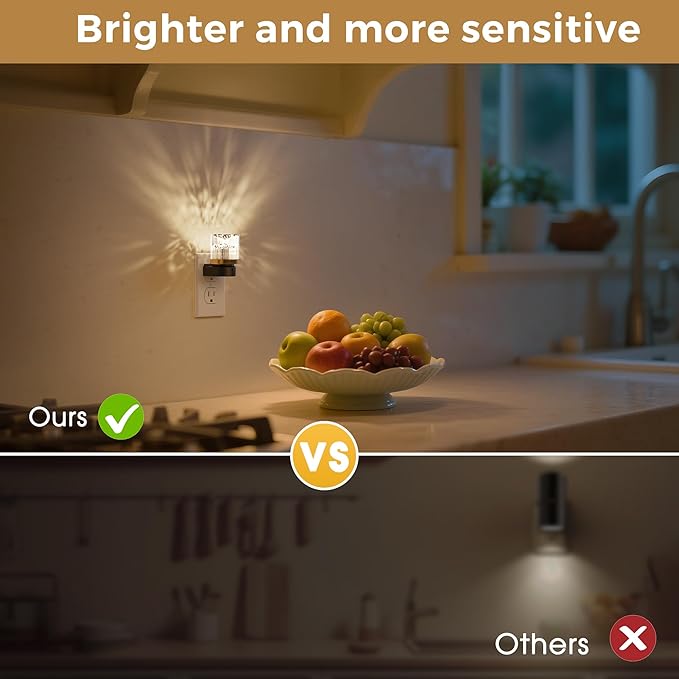 L LOHAS LED Night Light, Night Lights Plug into Wall, 3000K Soft Light LED - Image 7