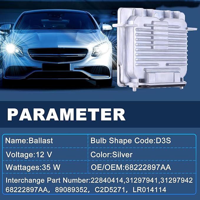 2 Set D3S HID Headlight Ballast Fit - Image 2