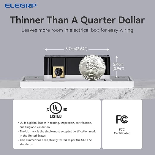 ELEGRP Digital Dimmer Light Switch - Image 3