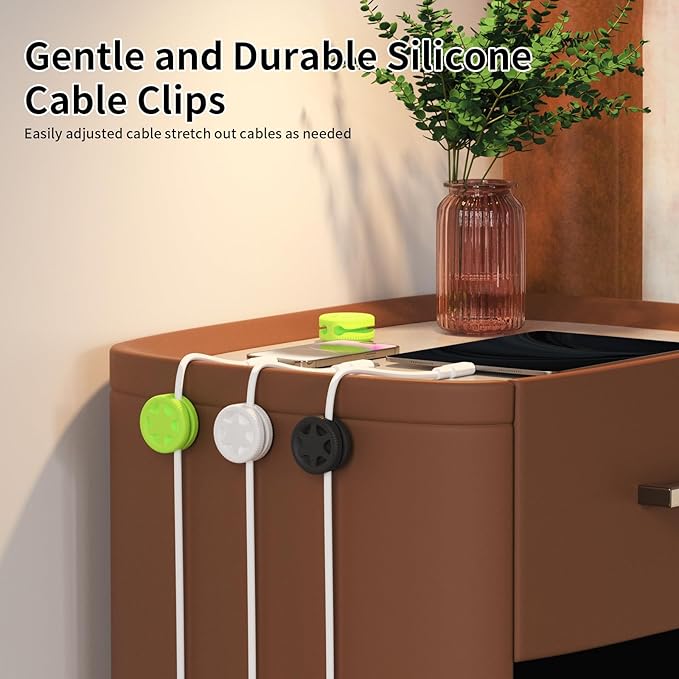 XenovaX 6 Pack Cord Organizer Clips - Image 4