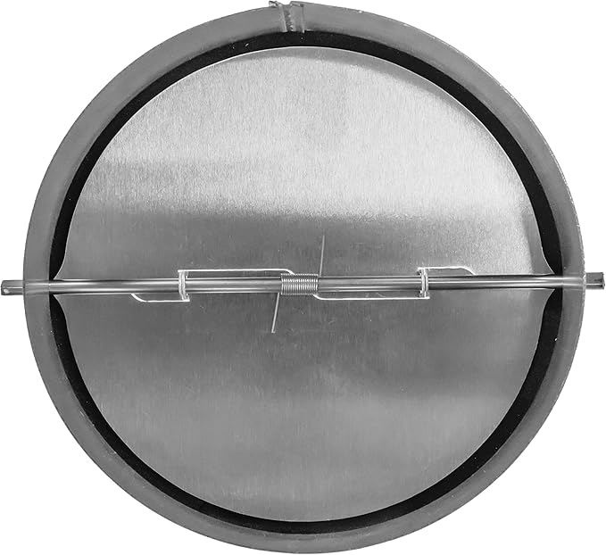 Repa Market 4 Inch Backdraft Damper – Galvanized Steel Draft Blocker/One-Way - Image 7