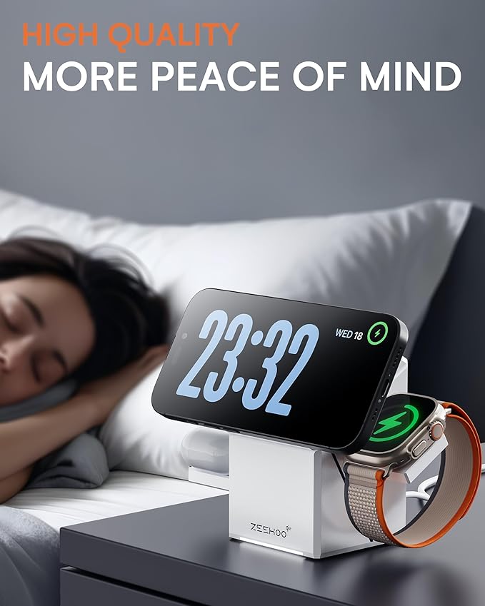 ZEEHOO 3 in 1 Charging Station, - Image 7