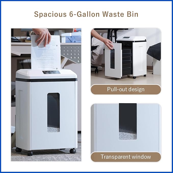 Effeluviate Professional Commercial Paper Shredder: P-7 Security Super - Image 6