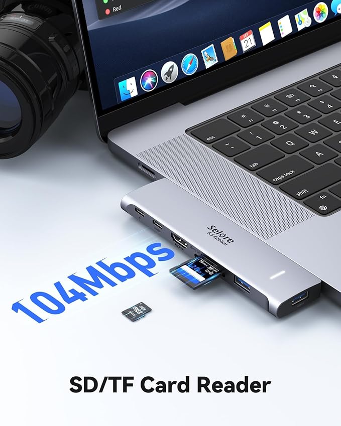 USB C Adapter HDMI Hub for MacBook Pro/Air M1 M2 M3 2024 2023 13" 15" 16" - Image 7
