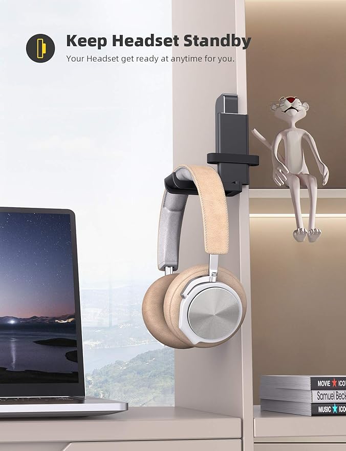 Lamicall Headphone Stand, Headset Hanger - Image 4
