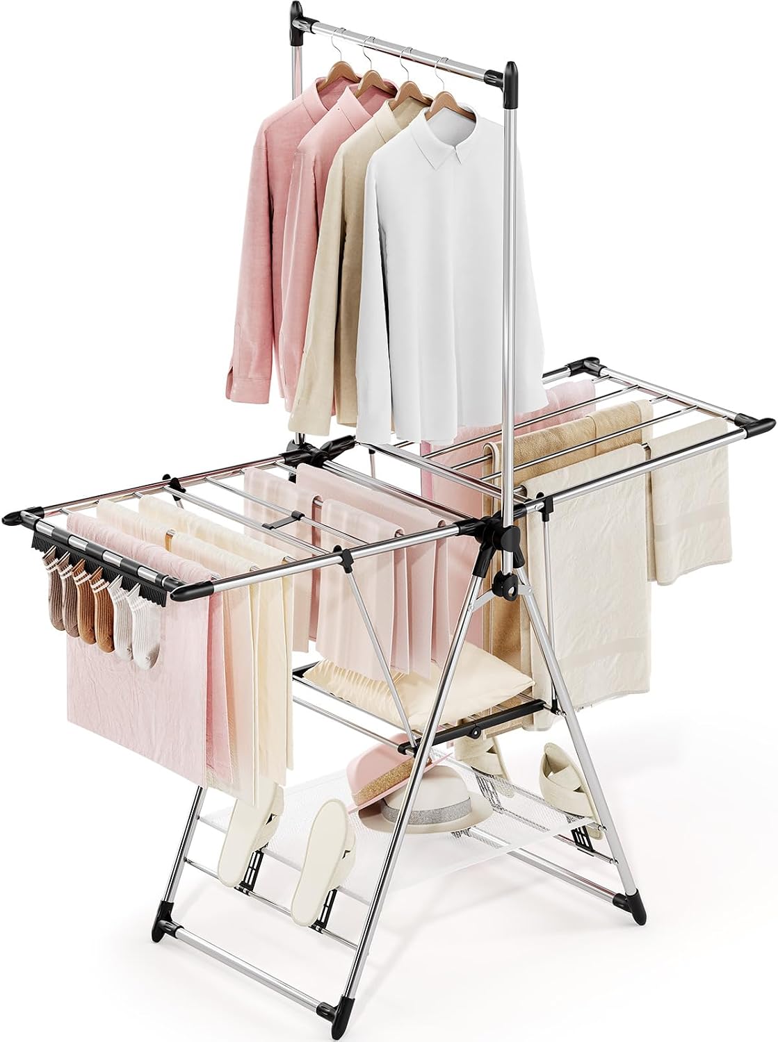 APEXCHASER Clothes Drying Rack