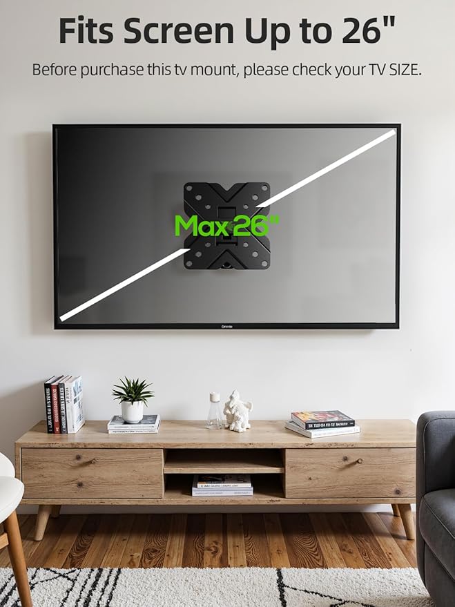 USX MOUNT Small TV Wall Mount Monitor Bracket | RV TV Mount | - Image 7