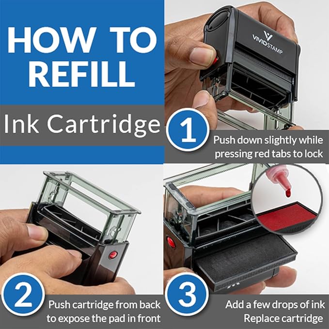 Basic Closed Self Inking Rubber Stamp - Image 3