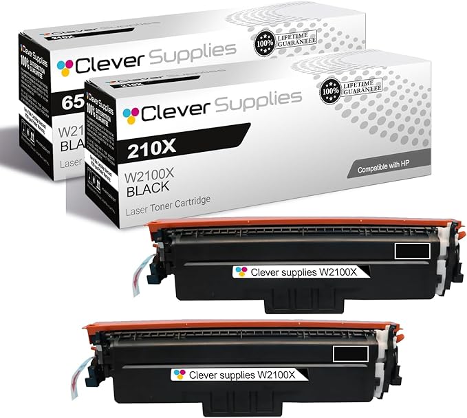 CS Replacement Compatible with HP 4301fdwe Toner Cartridge W2100X to use with by CleverSupplies