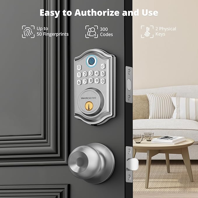 AkaGear DS10 Keyless Entry Door Lock - Image 3